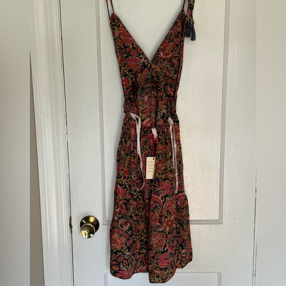 Raga paisley print halter mini dress NWT - Picture 8 of 10